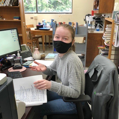 WorkChs's tweet photo. Today's Spotlight! CHS Work-Based Learning student, Regan Goodloe, is getting lots of valuable hands-on experience at Maury County's Public Library! #WBLTN #MsHunter @CHSLionNation @MCPSCTE @MauryCoLibrary @MauryAlliance https://t.co/icsDeplsoE