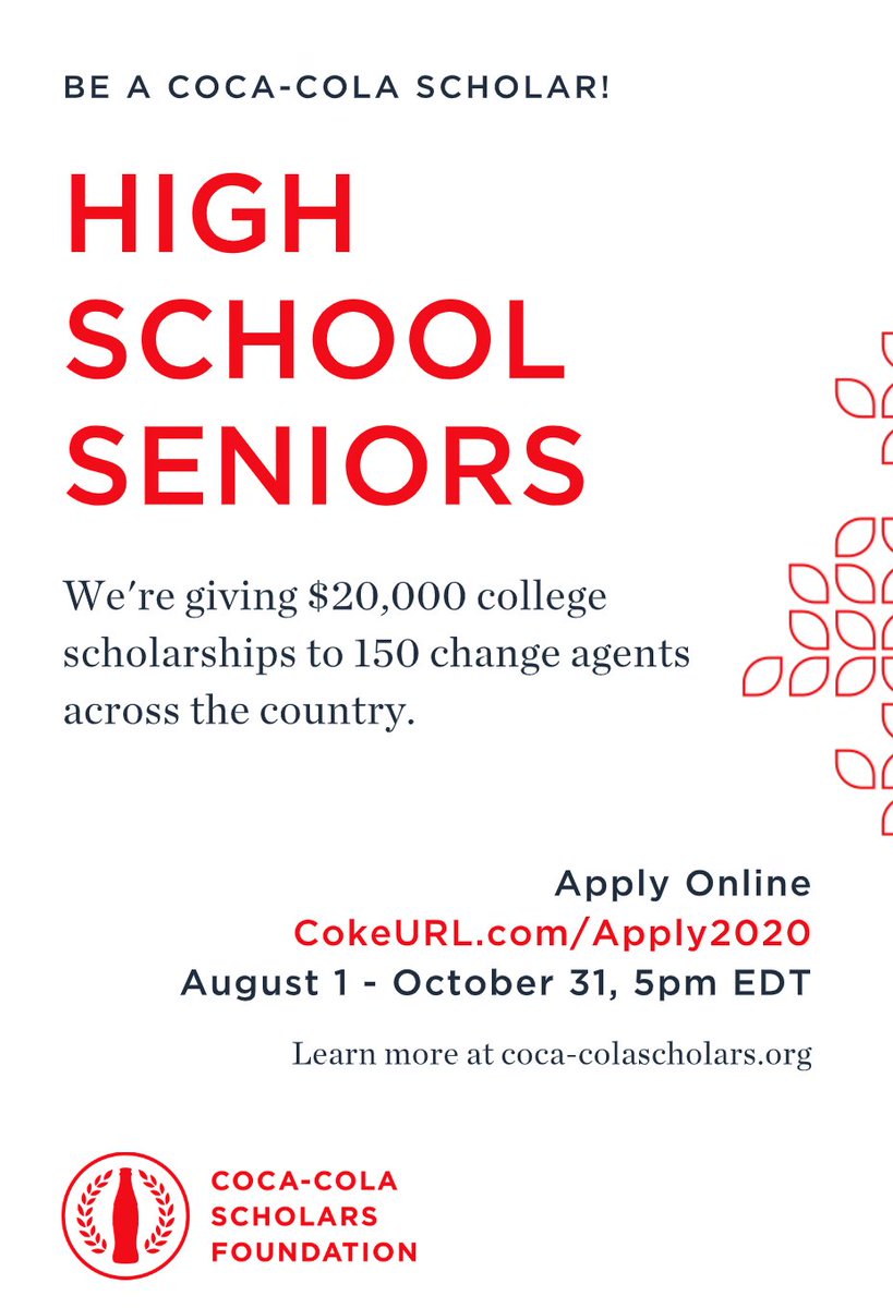 TMAtalksCollege's tweet photo. Seniors! Check out our scholarship spreadsheet for opportunities like this and more! https://t.co/8QuHE7q5LH