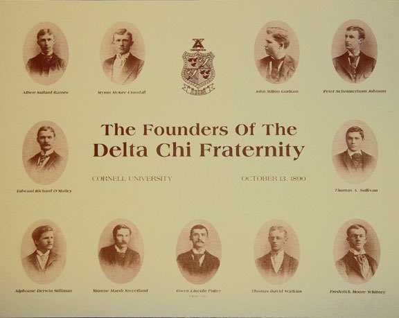 DeltaChiUNO's tweet photo. 130 years ago, 11 men decided to found a fraternity on the principles of Friendship, Character, Justice, and Education. 

Today, with over 130 chapters and colonies, we’re proud to call ourselves members of the Delta Chi Fraternity. From our chapter to yours, Happy Founders Day! https://t.co/Nr55gXHSOV