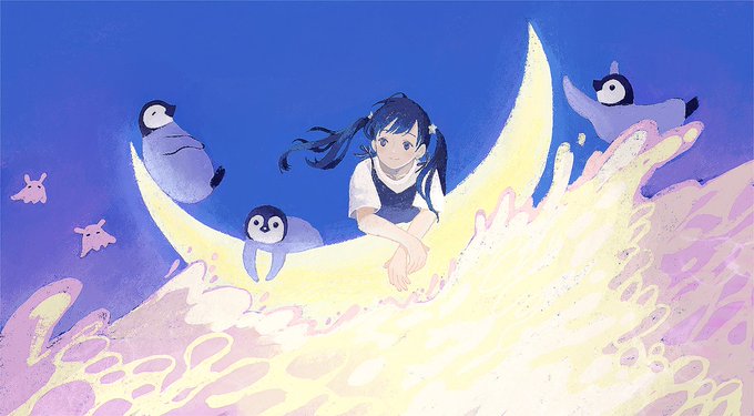 「女の子 ペンギン」のTwitter画像/イラスト(人気順)