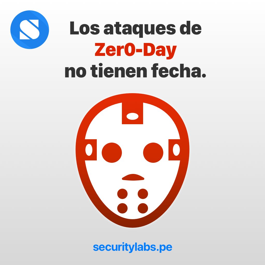 sxlabs's tweet image. 🚨Los ataques de #zeroday no tienen fecha.😧
#securitylabs #cybersecurity #ciberseguridad #viernes13 #13friday