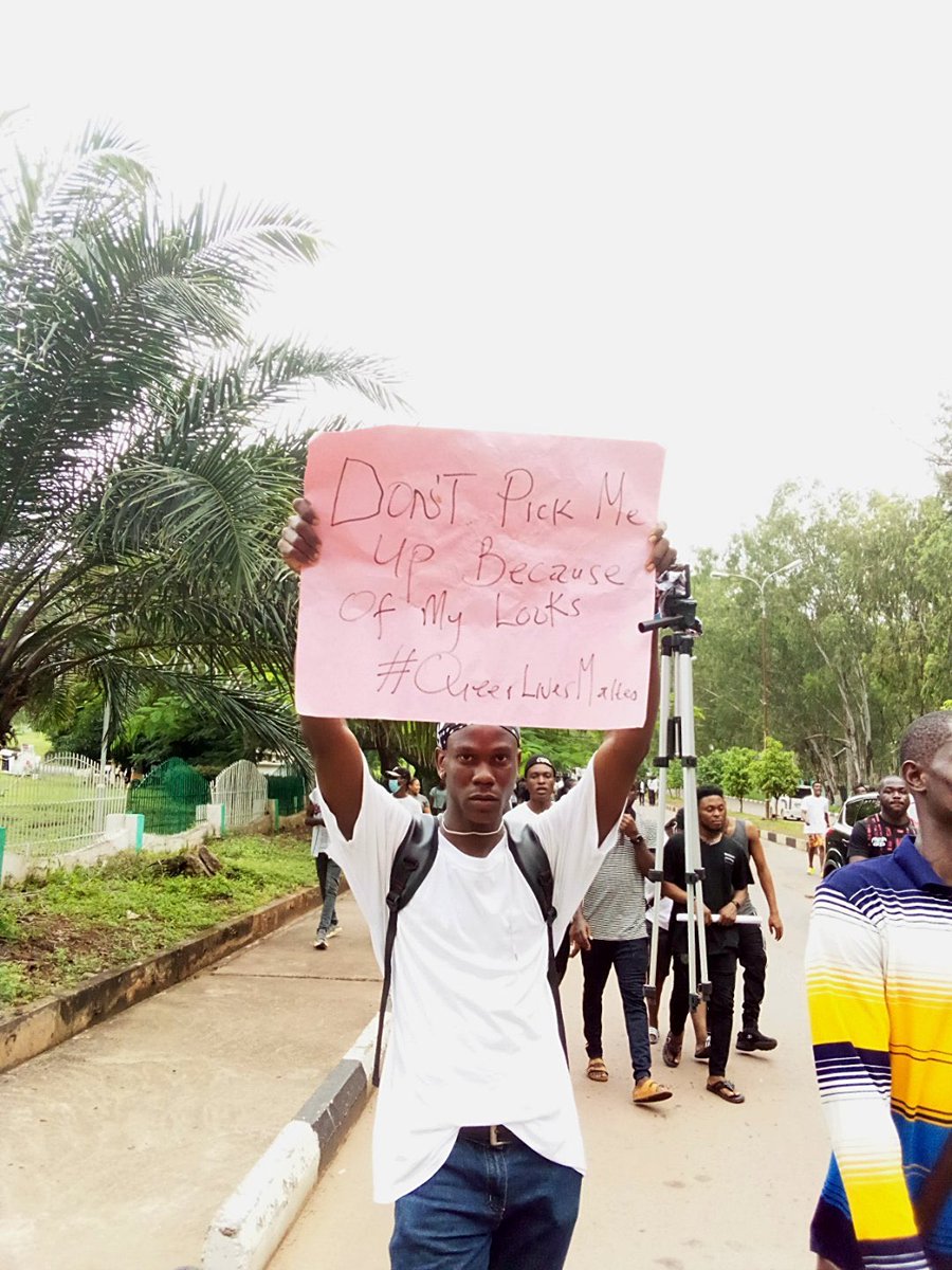 It is the resilience of young Queer Nigerians and allies for me!Who is documenting moments! We want you to document this! Document it and show the children after us . In the face of rugged homophobia & transphobia. In heated hate.We still exist!  #Queerlivesmatter  #SARSMUSTENDNOW