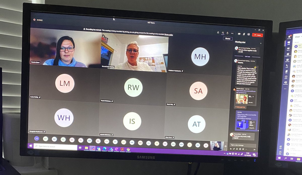 olc_education's tweet image. Another successful 2 hour training event on the capabilities of @MicrosoftTeams with @NST_forschools! An engaged audience and enthusiastic presenter makes for an amazing training session! #training #microsoft #ourlearningcloud