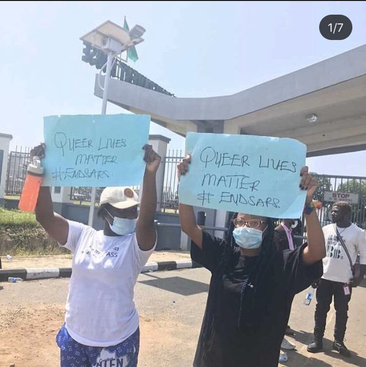 It is the resilience of young Queer Nigerians and allies for me!Who is documenting moments! We want you to document this! Document it and show the children after us . In the face of rugged homophobia & transphobia. In heated hate.We still exist!  #Queerlivesmatter  #SARSMUSTENDNOW