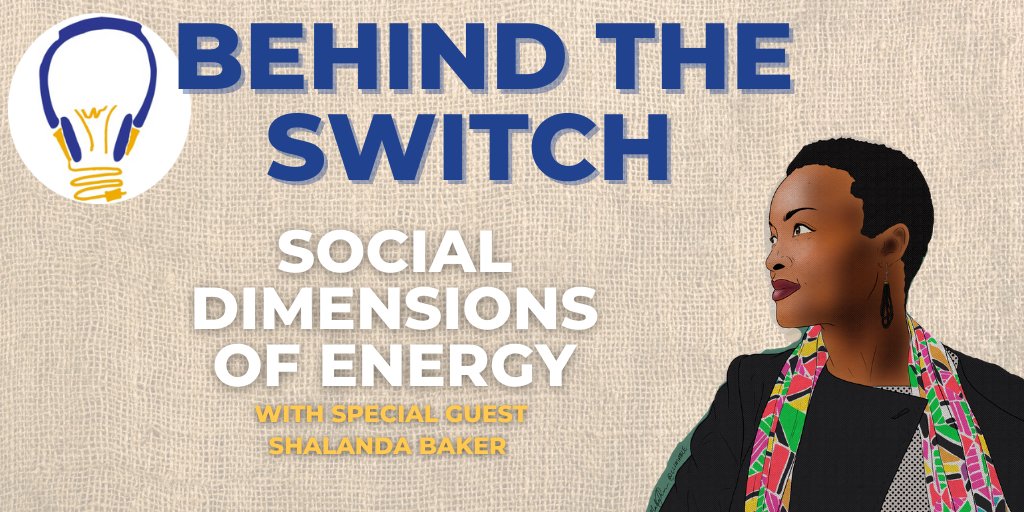 climable's tweet photo. The newest #BehindTheSwitch series features the one and only Shalanda Baker, professor of Law, Public Policy, and Urban Affairs @Northeastern and co-founder of the Initiative for Energy Justice. 

Listen here: https://t.co/9dB9f4cu8O https://t.co/fIzFk7mF8k