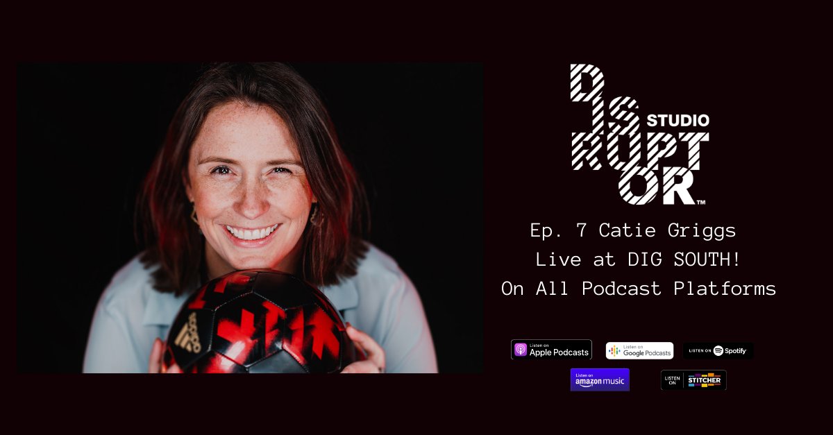 Behind the scenes of <a href="/ATLUTD/">Atlanta United FC</a> is a leader that inspires everyone around her while building a global brand with an amazing fan experience.

Catie Griggs is on the #disruptorstudio with host <a href="/alexginnovation/">Alex Gonzalez</a> 

Listen on Apple (apple.co/3nNgX0z) or any podcast platform.