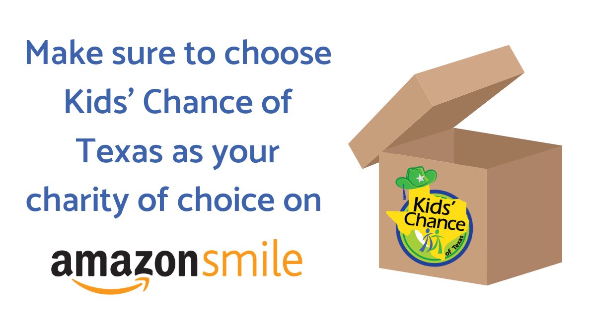 KidsChanceTX's tweet photo. 💳 Doing some shopping for Amazon #PrimeDay? Use our unique custom link to support Kids' Chance of Texas - https://t.co/04fCeFLEbI. It’s a win-win! 🤠#KidsChance #TexasNonprofits https://t.co/i2FMV5I5Za