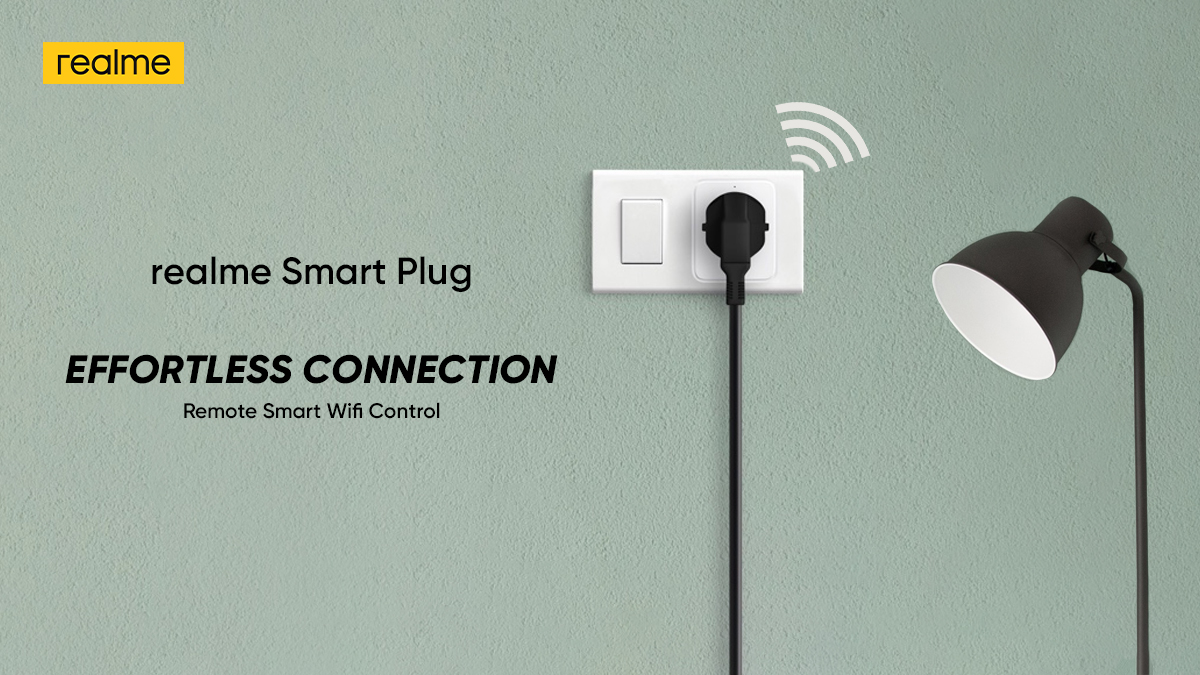 realmenarzoIN's tweet photo. Control all your electronic devices from the comfort of any room with the Remote Smart Wifi Control on the all-new #realmeSmartPlug.
Priced at ₹799. First sale goes live at 00:00 Hrs, 16th October on https://t.co/n3vAbwuqXx & @flipkart.
Know more: https://t.co/Xc0v88CLy8 https://t.co/cFaxbfTflY