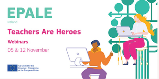 @SpringboardCourses @universitycollegedublin alumni @SmurfitSchool <a href="/JoeHoughton/">Joe Houghton</a> and <a href="/MarinoCollege/">Marino College</a> <a href="/jenniferlynch35/">Jennifer lynch</a> are running a webinars for EPALE: Teachers are Heroes! on 5th &amp; 12 Nov. to enable teachers to deliver their practice on line.  To register:  buff.ly/3nPhGhR