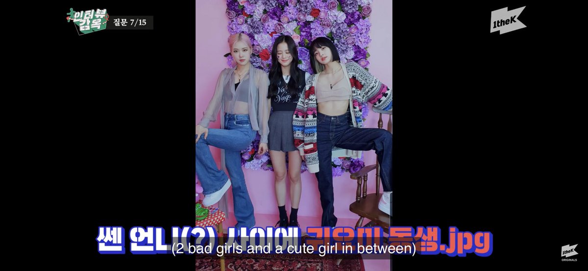 sehxn94's tweet photo. @1theK @ygofficialblink 🚨2 bad girls &amp; a cute girl in between🚨
Blackpink and 1TheK make a funny and comedic duo 🤩 Thank you for inviting Blackpink, @1theK 💖 My sister is a big Blink and I would love to win the polaroid for her! („• ֊ •„) #인터뷰감옥_블랙핑크
 #PrisonInterview_BLACKPINK https://t.co/qWaBbLPNPG