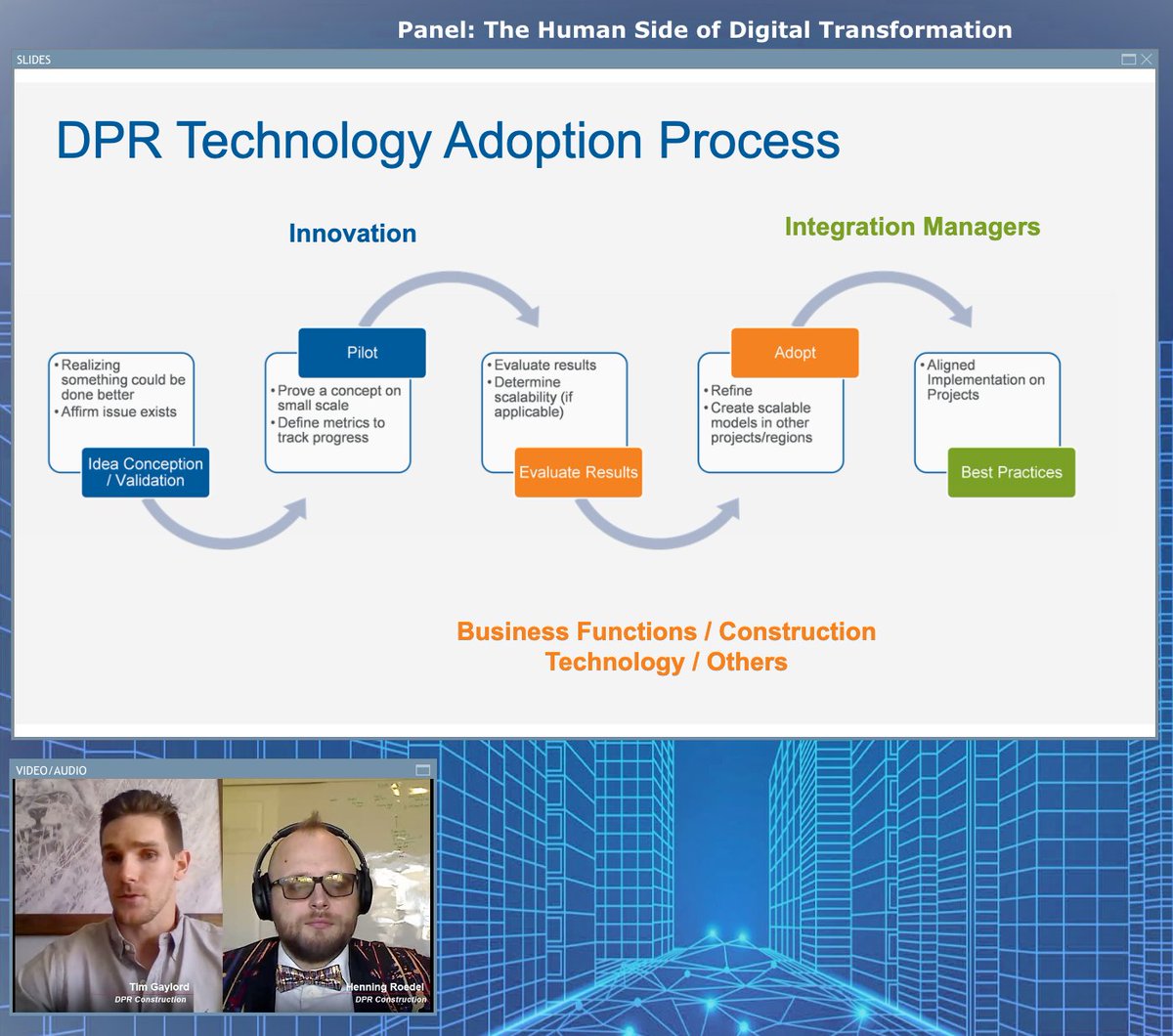 .<a href="/DPRConstruction/">DPR Construction</a> is driving innovation by crowd sourcing ideas from the entire company through a #SharkTank style competition before promoting to pilot and investment phases #ENRtech