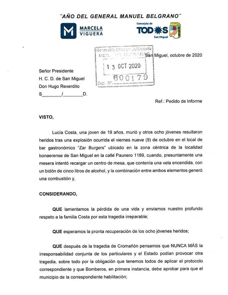 todossanmiguel's tweet image. Hemos presentado distintos pedidos de informes para poder dar luz a distintos interrogantes que creemos podrían colaborar en el camino de justicia por Lucía y los chicos que la están peleando.
Respetuosamente, sin miserias, pero haciendo lo que corresponde que hagamos. (3/3)