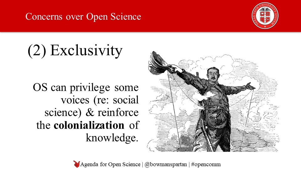 bowmanspartan's tweet photo. For folks attending this weekends @nystatecomm online, I'm thrilled to deliver one of our two keynote talks. I'll focus on calls in communication scholarship towards transparency in science, with more details online at https://t.co/tbVkfICBdR #opencomm https://t.co/yjkUskGae4