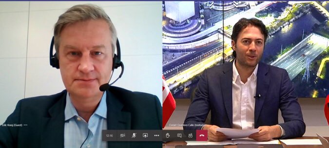 DKAmbColombia's tweet image. #Medellín 🇨🇴 representa muchos de los valores que consideramos importantes en 🇩🇰. Un gusto haberme reunido hoy con su alcalde @QuinteroCalle para evaluar proyectos de cooperación desde 🇩🇰 con el fin de seguir aportado a la construcción de una ciudad innovadora y sostenible!🚲🍃💡