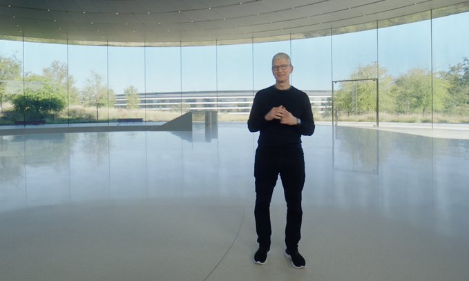 TechHouse_MX's tweet photo. Comenzó el #AppleEvent 
¿Listo para conocer el nuevo #iPhone12? https://t.co/EERqhhsnCe