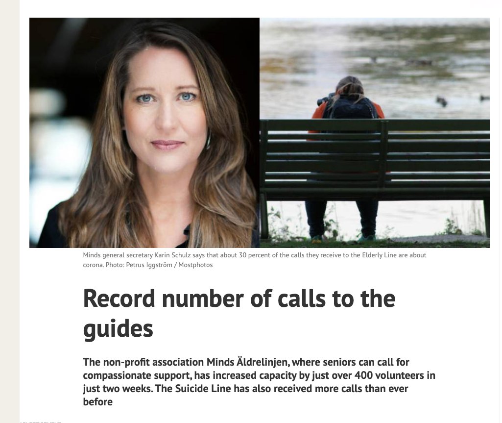 Early signs that the number who committed suicide has increased in Sweden."In April, the Suicide Line received over 4,000 calls. That is a record." https://www.mitti.se/nyheter/rekordmanga-samtal-till-hjalplinjerna/reptef!YZTA@GQOwPNU6fB1AFKa3g/