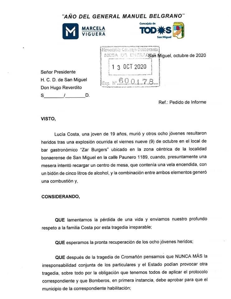 todossanmiguel's tweet image. Hemos presentado distintos pedidos de informes para poder dar luz a distintos interrogantes que creemos podrían colaborar en el camino de justicia por Lucía y los chicos que la están peleando.
Respetuosamente, sin miserias, pero haciendo lo que corresponde que hagamos. (2/3)