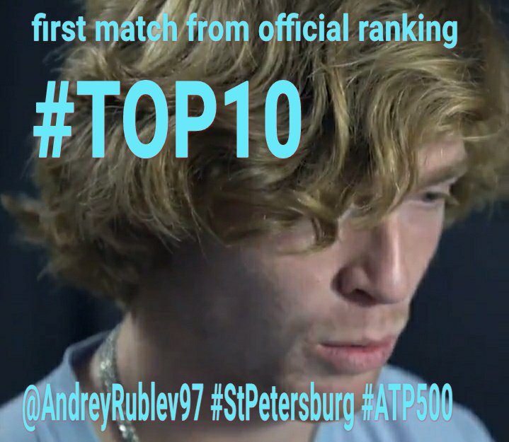 JoshNovak's tweet photo. 💫 Ur FIRST MATCH as a #TOP10 player, &amp; a winning match vs #VPospisil
@Formula_TX
#CONGRATS, mfriend @AndreyRublev97👏👏 u're in 1/8 #StPetersburg #ATP500🎾🎾
Proud of u, u're OFFICIAL in #TOP10 #ATP 🌐No.🔟🏆🏆🏆|🏆🏆 #Playforbetterworld #PlayforbetterLife #KindnessCounts 💯 https://t.co/YhQu3LfQB5