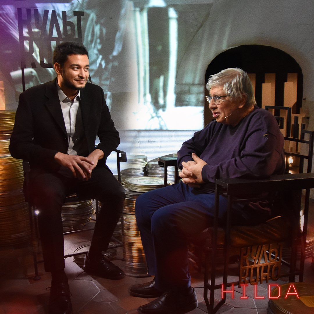 Filming complete for an interview between Rishi Pelham and Program Director Kirill Razlogov. Stay tuned. #hildamovie