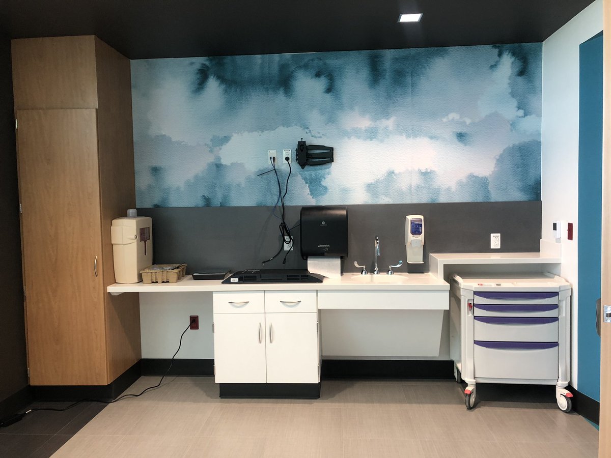 ShaleekaP's tweet image. Inside look of the new Kathy and Joe Sanderson Tower at Children’s of MS.