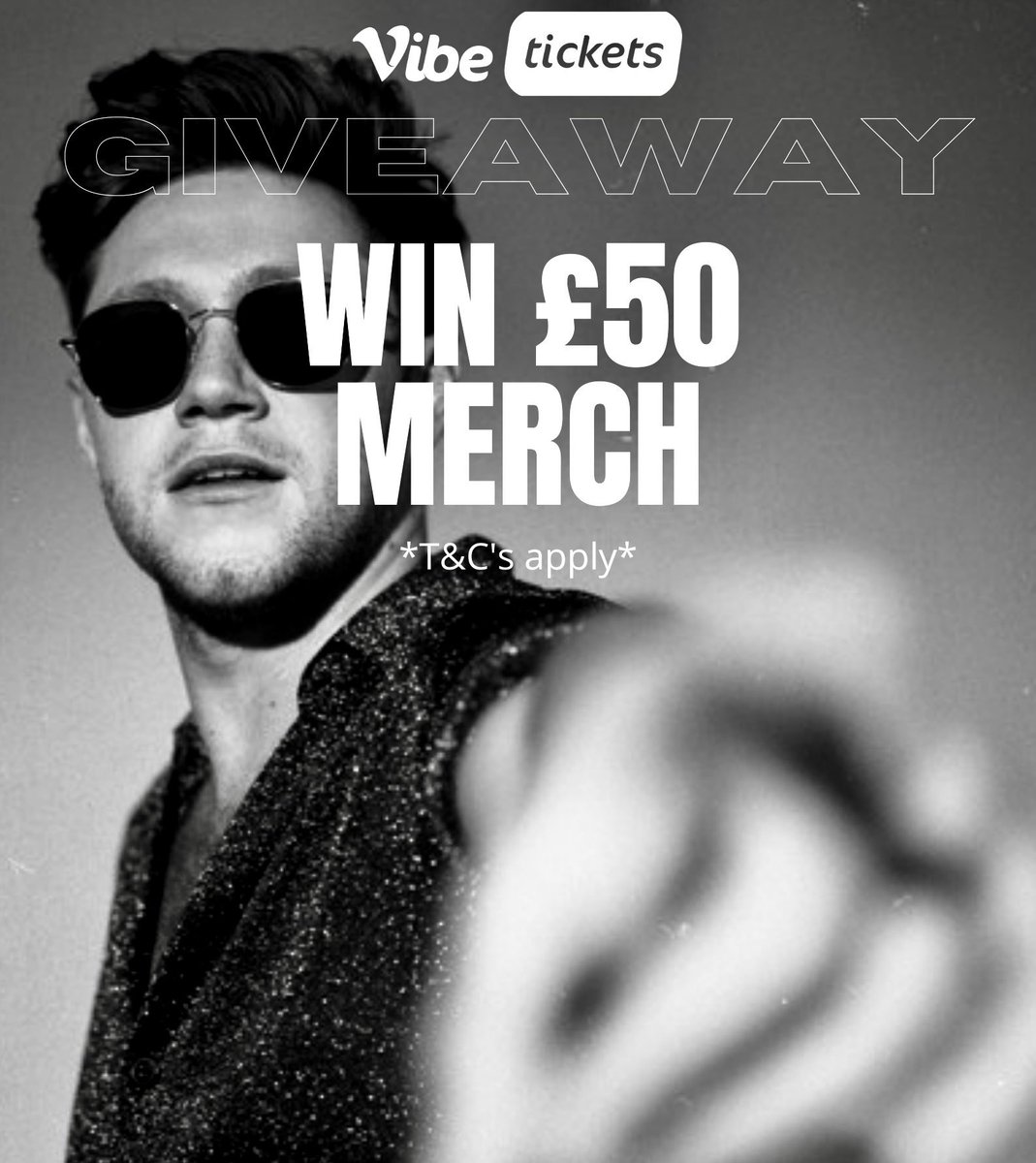 💸 NIALL HORAN GIVEAWAY 💸 We have partnered up with Vibe Tickets to giveaway £50 worth of @NiallOfficial merch! To enter: - RT this tweet - Follow @VibeTickets, @VibePay and us This is an international giveaway and ends on October 20th, 5PM (UK). Good luck!