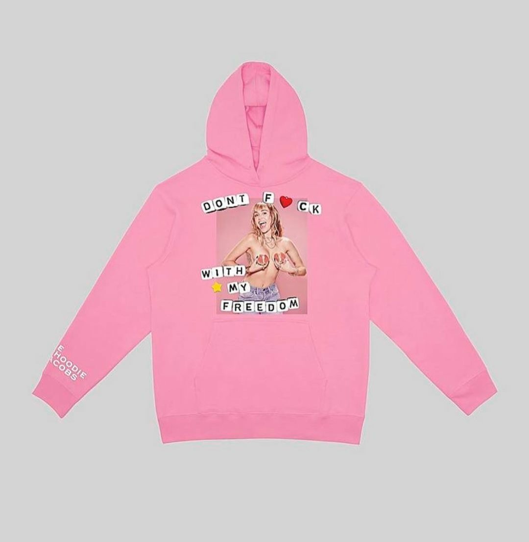 In June 2019, Miley teamed up with Marc Jacobs for a limited-edition charity hoodie, in order to fight for reproductive rights and bodily autonomy. She announced the campaign with an instagram post "Abortion is Healthcare". 100% of proceeds went to "Planned Parenthood"