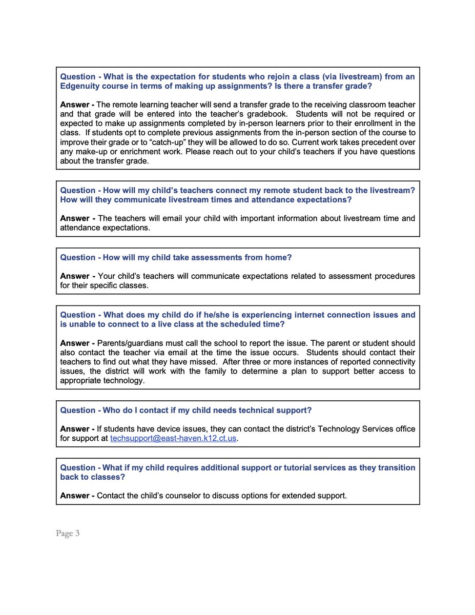 EHHS: Live Streaming for Remote Learners will begin for students in Grades 10 and 11 on Thursday, October 22nd. Teachers will be sending invitations to Google Classrooms next week, where the Google Meet link will be located. Be sure to check your email for important information.