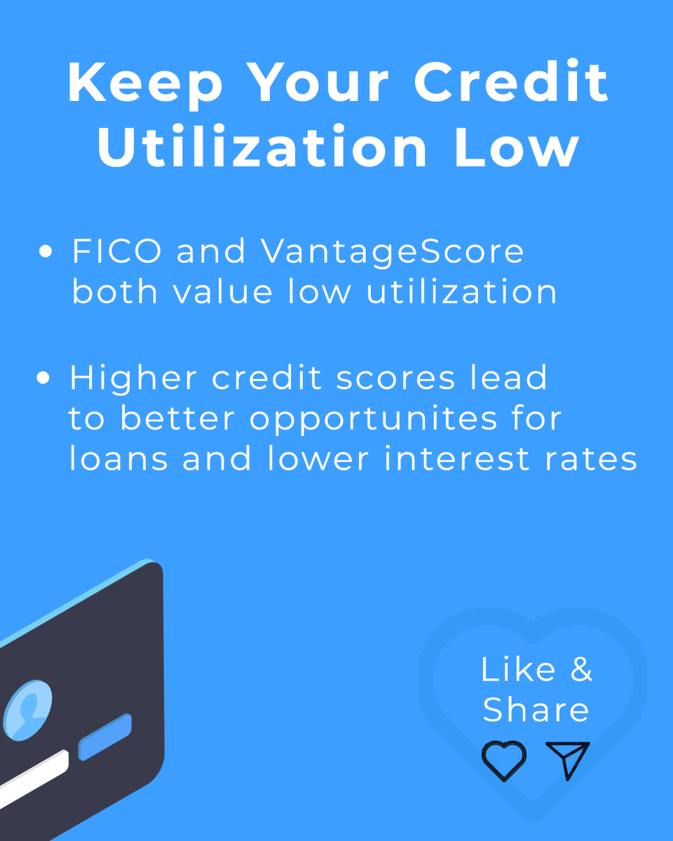 QoinsApp's tweet photo. Increase your credit score by decreasing your credit utilization ππ
#qoins #money #finance #personalfinance #credit #debt #studentloan #debtfree #debtcrisis #savings #budget #extrapayments #howto #tips #tiptuesday #creditutilization https://t.co/w1zUE5gICv