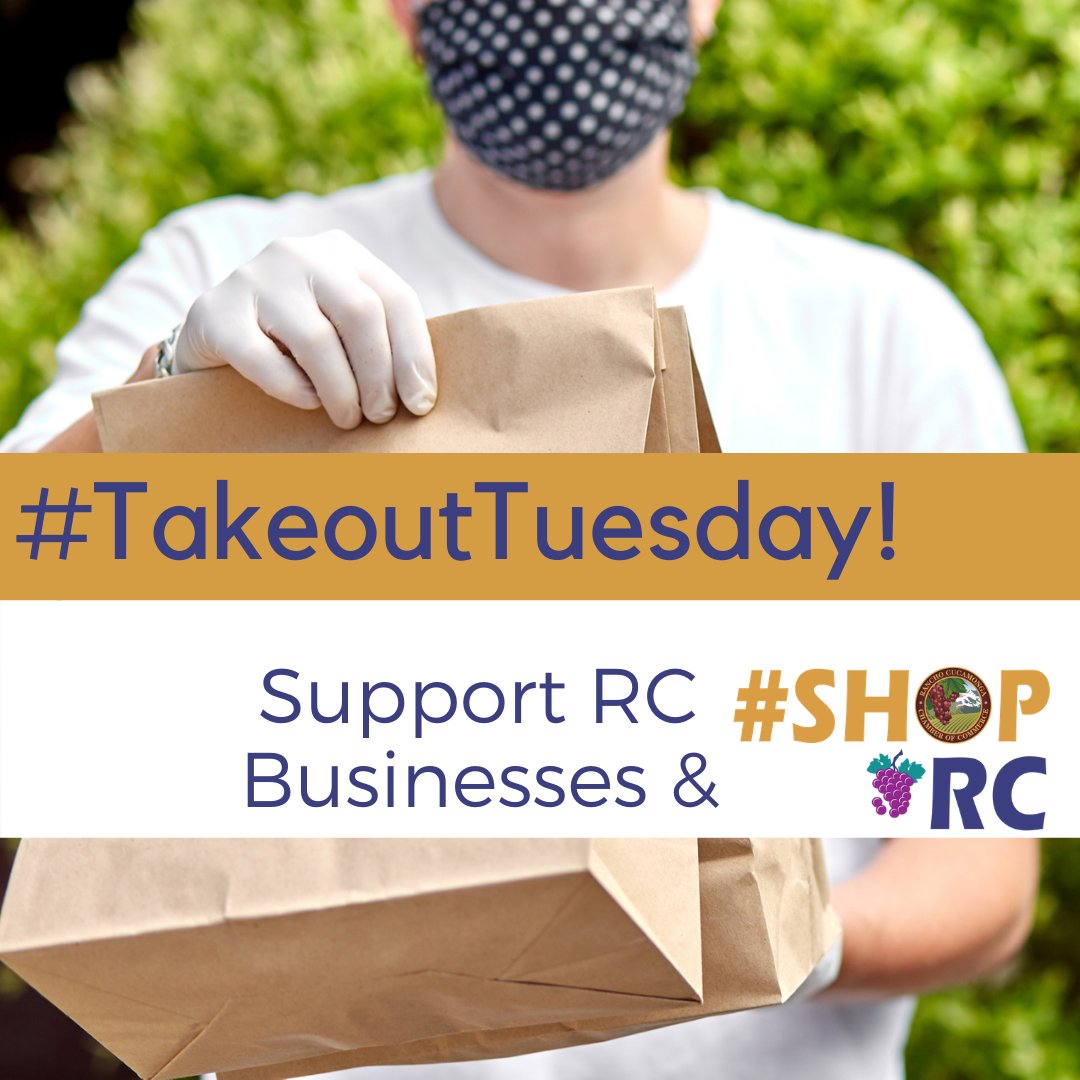 Choose_RC's tweet photo. Today is #TakeoutTuesday and the opportunity for us to support local Rancho Cucamonga restaurants by participating in this national movement. So, what's for lunch RC? #ShopRC #RCcommUNITY @RCCoC https://t.co/DVTaAxzrwE