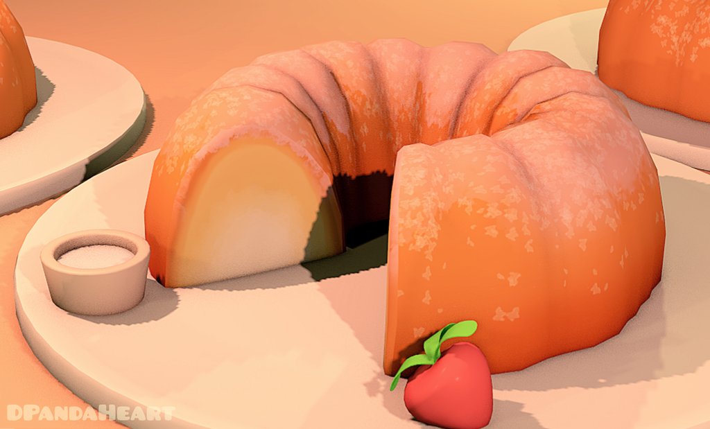 Making some bakery items for @SkyFarmHQ this week &amp; did I mention how much I LOVE✨ modeling food🍰
