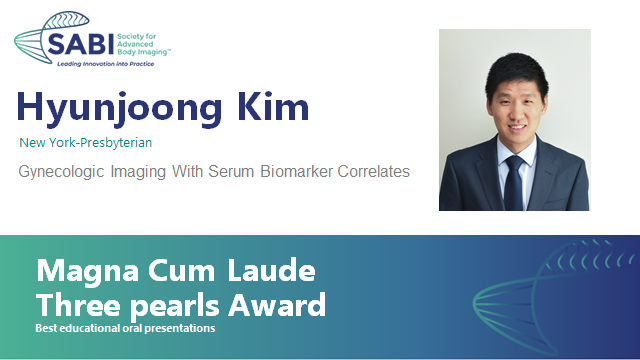 olgabrook's tweet photo. We had 3 Magna cum Laude awards for best educational oral presentations #sabi2020 @SABImaging
1) Dr Jimmy Rangunwala from U of Mississippi
2) Dr Hyunjoong Kim from NY Presbyterian
3) Dr Emily Rutan for @GeorgetownRadi1 https://t.co/lAn3ftvVDp