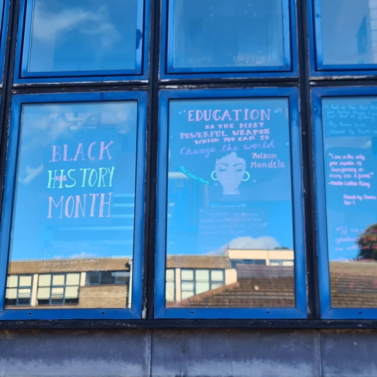 SaintBenChapel's tweet photo. #BlackHistoryMonth display made by the year 7 THE 2:10 PROJECT chaplaincy team https://t.co/uIfeGXE0eu