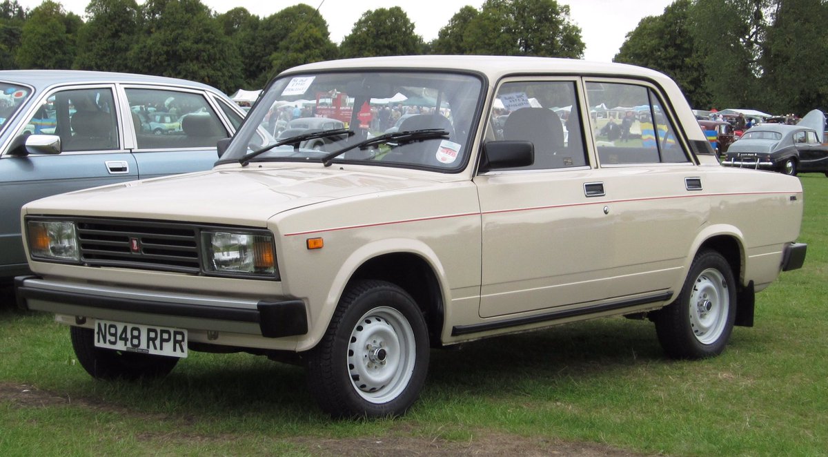 daniil kvyat - lada riva > basically everyone in russia drives one of these