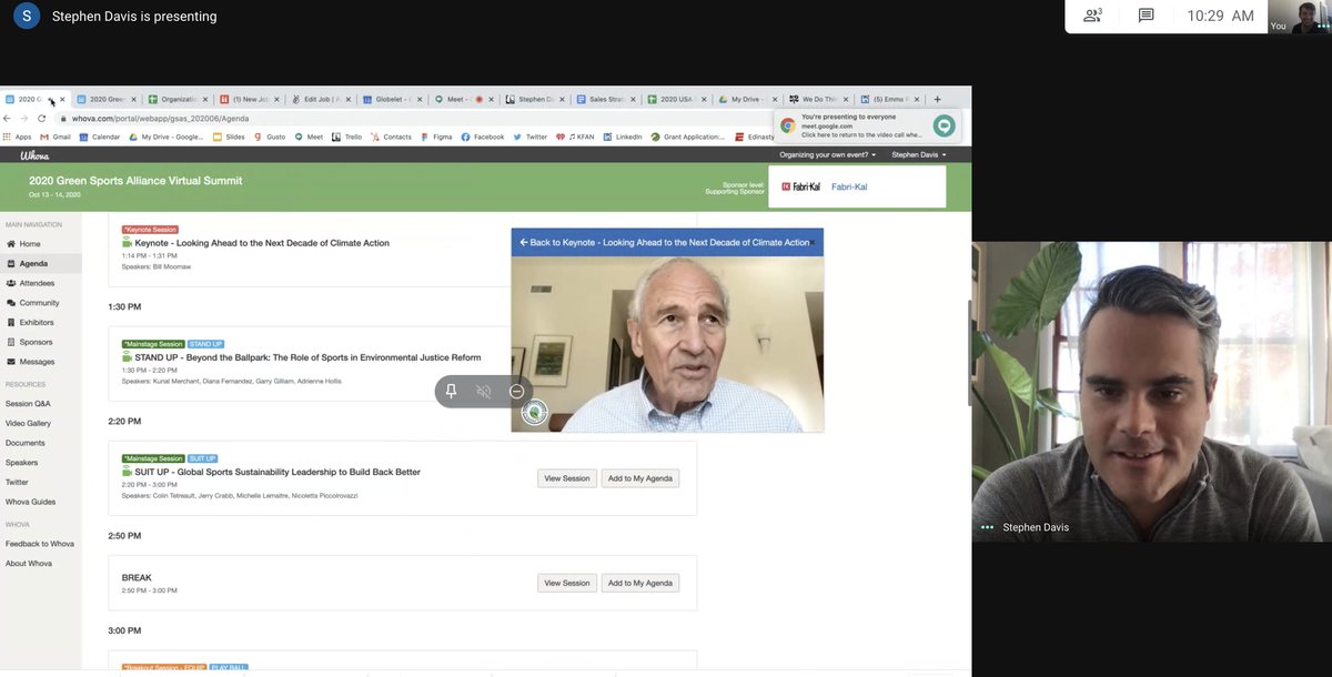 Great to be at the <a href="/sportsalliance/">Green Sports Alliance</a> summit today - great work going virtual <a href="/ScottAJenkins/">Scott Jenkins</a> #greensports #plasticfree