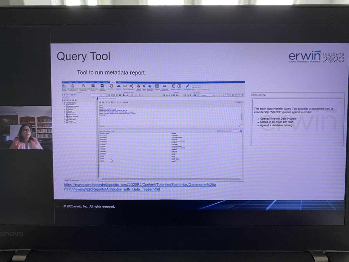 WendyPetty3's tweet image. So many tips and tricks in @erwininctweets #datamodeler be sure to check out the recordings after the #erwininsight2020.