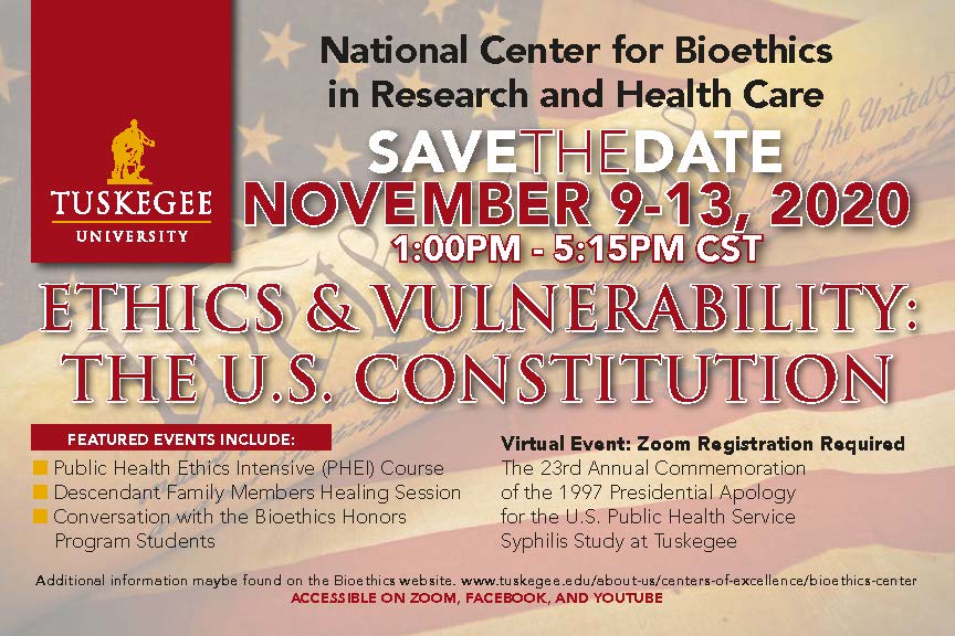 Tuskegee Bioethics tweet media