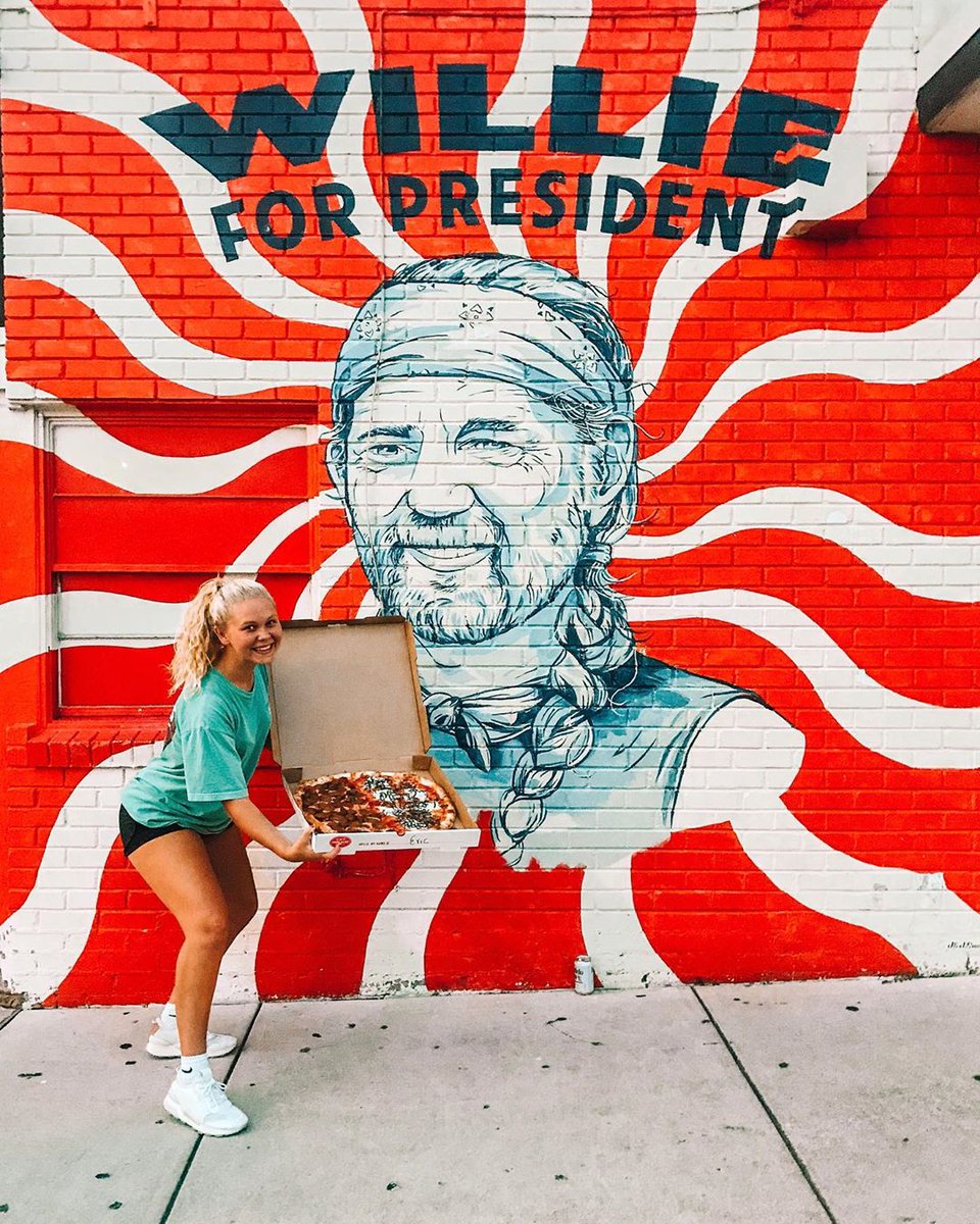 homeslicepizza's tweet photo. Early voting starts TODAY! Wanna snag a slice on us? Vote early and bring in your "I Voted" sticker to receive a free slice on the house! 📸  by Sophia Orange https://t.co/611ytM4XIi