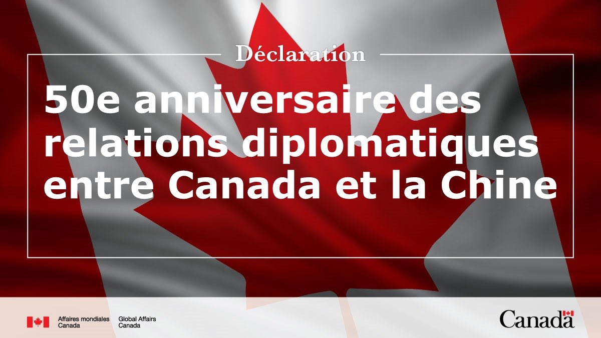 Francois Philippe Champagne Fpc Le Canada Et La Chine Celebrent Aujourd Hui Le 50e Anniversaire De L Etablissement De Relations Diplomatiques La Voie A Suivre Doit Etre Fondee Sur Des Regles Internationales Francois Philippe Champagne Fpc Le Canada Et La Chine Celebrent Aujourd Hui Le 50e Anniversaire De L Etablissement De Relations Diplomatiques La Voie A Suivre Doit Etre Fondee Sur Des Regles Internationales