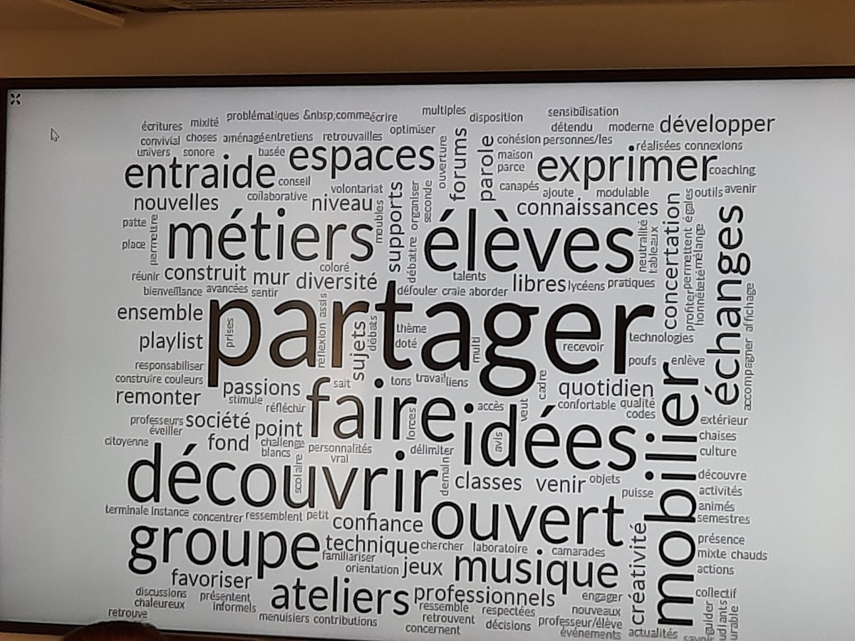litchmanSes's tweet photo. #optioninnovation 
Exercice de concertation aujourd'hui chez @ethics_group pour les secondes5 du @LpoFrancoise : "A quoi pourrait ressembler un tiers-lieu au lycée et quels objectifs ?" 
@CgarciaSes @cardie_tlse @Paris_and_Co https://t.co/AL36Rh3ZdS