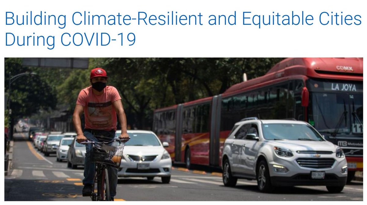 💡Making #cities more resilient, circular, smart, inclusive, &amp; connected is not a luxury but a necessity👉thought piece from <a href="/WRIRossCities/">WRI Ross Center for Sustainable Cities</a> <a href="/GCAdaptation/">Global Center on Adaptation</a>, w/ key priorities to help cities address #COVID19, inequalities &amp; #ClimateChange.
 
gca.org/solutions/buil… 

#AdaptOurWorld