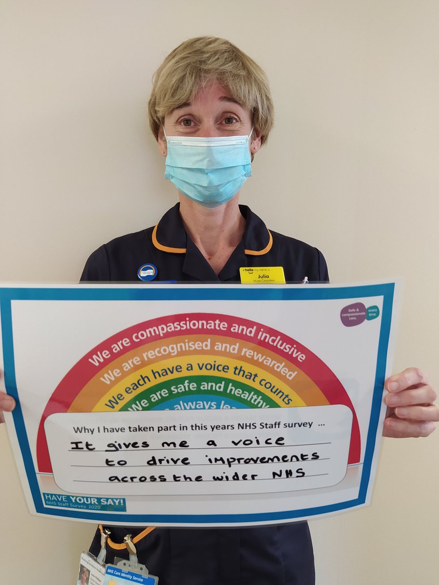 PopeElaine1's tweet image. So many @BucksHealthcare  colleagues are sharing the reasons why they complete the Staff Survey. It is so important to share your thoughts so we can work together to make this the best place to work. @Mariafearley @AmirHKhaki