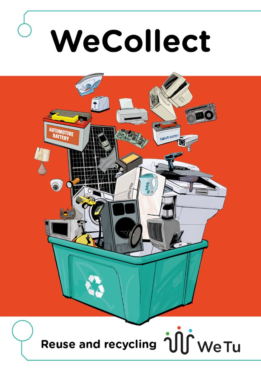 Oct.14,2020: International e-waste day! 
Founded by the WEEE Forum to raise awareness on #ewasterecycling &  promote #correct and #safedisposal world over.
WeTu is proud to associate with international ewaste day!#sharedeconomy 
#circulareconomy