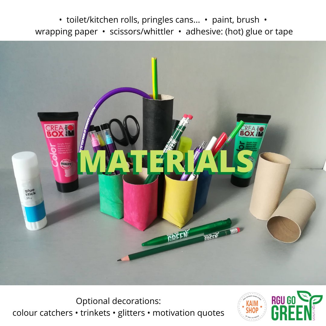 Come along and recycle your old paper rolls this Wednesday!♻️🖍️

Our first Kaim Workshop will be held by <a href="/IrinaCBogdan/">Irina-Cristina Stoica (Bogdan)</a>!🌿
Get creative, you can use anything to decorate or paint your rolls and to hold them together!✂️🖌️

fb.me/e/evLGA73ZE

#recycle #upcycle