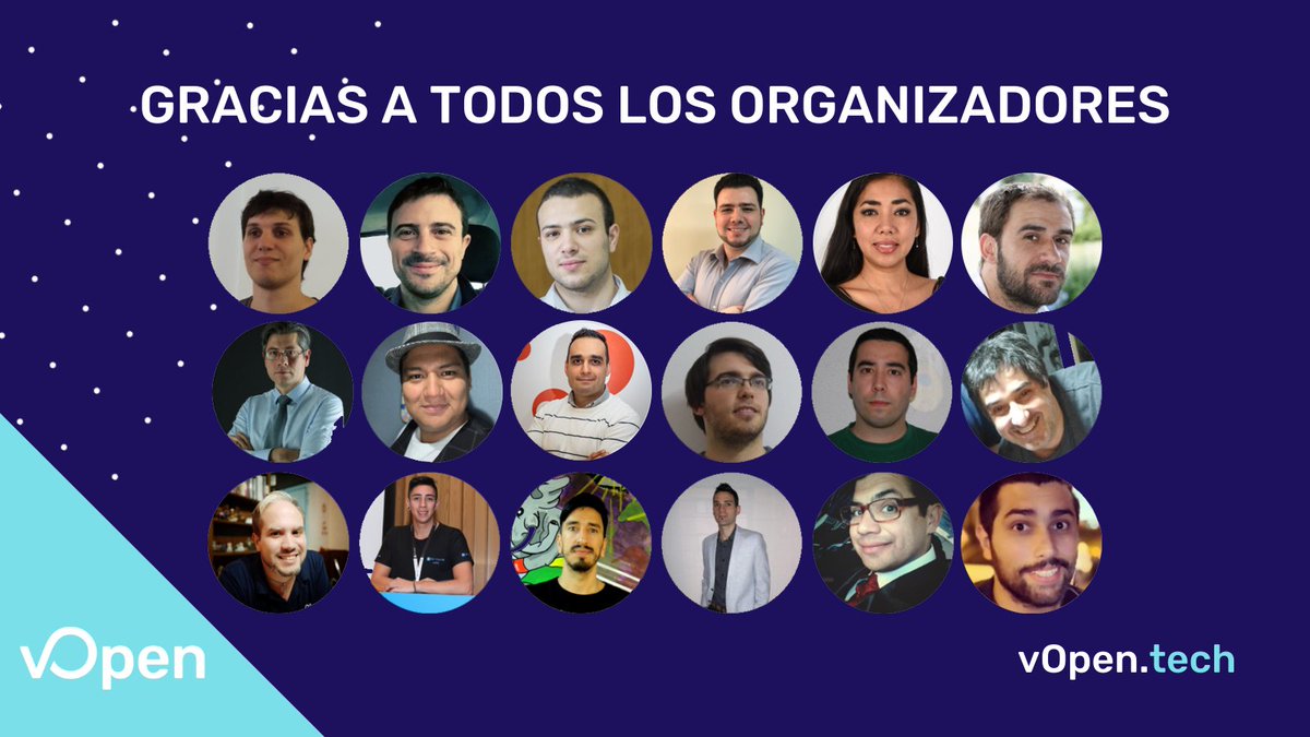 vopentech's tweet photo. #vOpen Global 2020 💫
Muchas gracias a tod@s l@s #organizadores que decidieron darlo todo en este hermoso evento de #tecnología!🤩
#Cognizant #Nareia #Endava #Distillery #Southworks #Baufest #ItProve #CompartiMoss #ConoSurTech #Hexacta #Algeiba #Mug #ItProve #Kaizen https://t.co/Sma5C89rha
