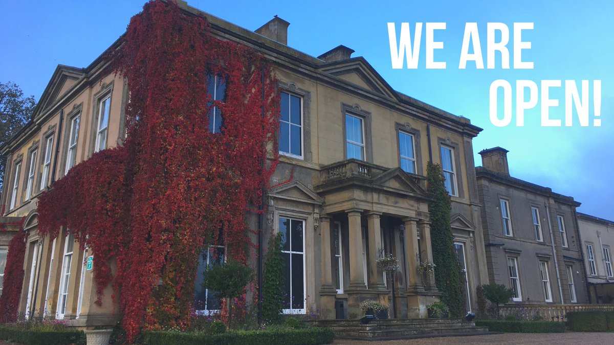 We can confirm that we are in a ‘medium alert level’ district. We offer:

-Weddings for up to 15 people
-Meetings &amp; conferences for up to 30 people 
-Holiday breaks in The Treehouse &amp; Woodland Snugs 

Follow the link below for more info: hothorpe.co.uk/about/news/we-…

#covid19 #open