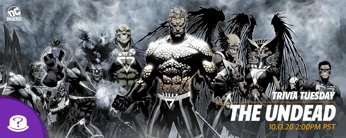 This #TriviaTuesday, the hills are alive...with the sound of the UNDEAD! This week, we’re highlighting the ghosts, zombies, & vampires of the DCU! yourdcu.com/33U6Ejo