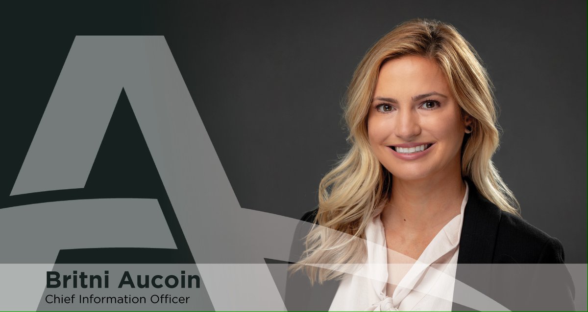 Atlas is excited to announce Britni Aucoin as the new Chief Information Officer. With experience in IT management, operational technology and digital transformations, Britni brings a strategic mindset for IT optimization at Atlas. For more info, visit loom.ly/gvDyOBU