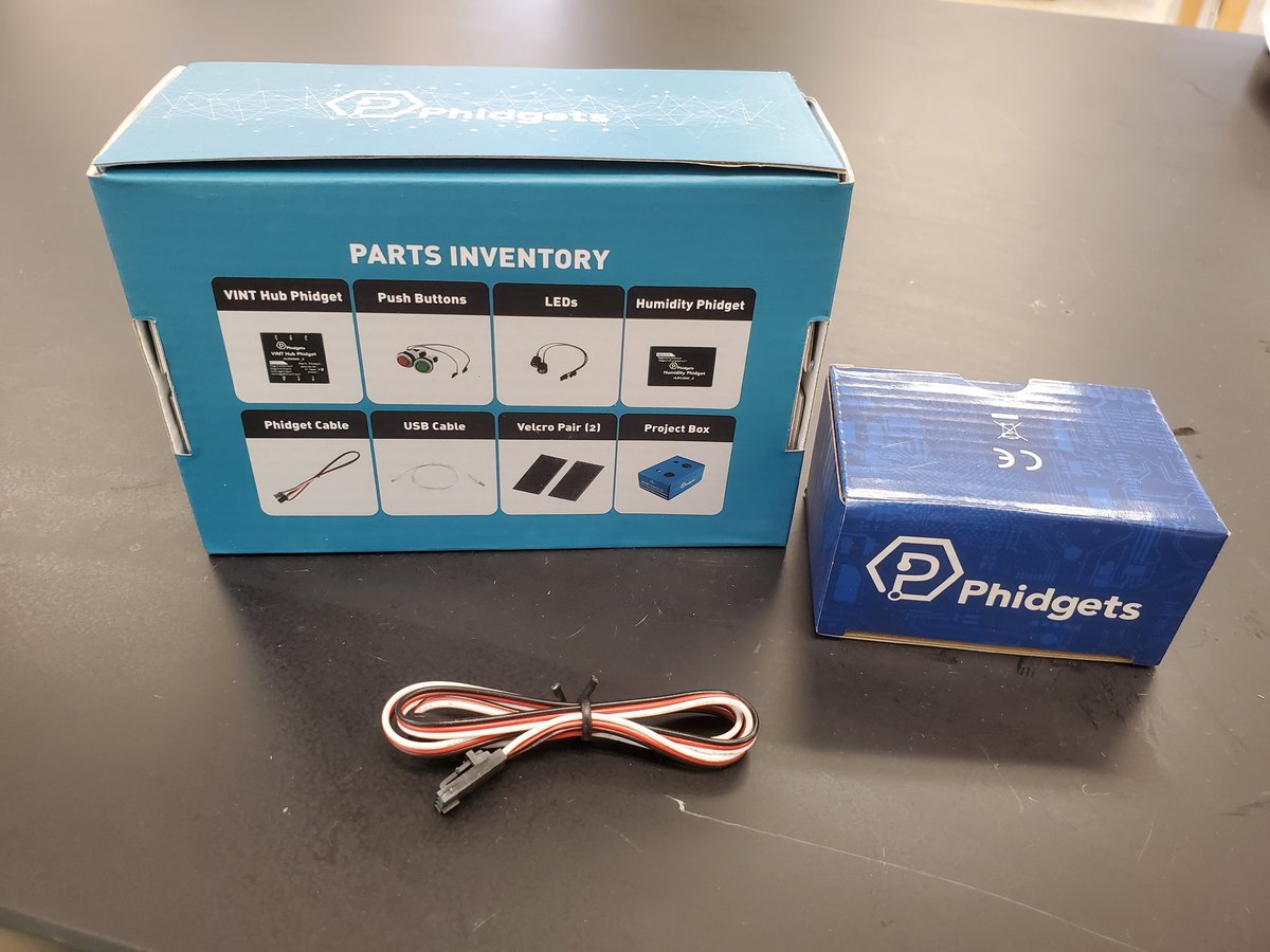 BrianLaich's tweet photo. Phidgets arrived today, looking forward to busting into these this next week! #Phidgets #CSTAMaine https://t.co/DdcWYDd1jA