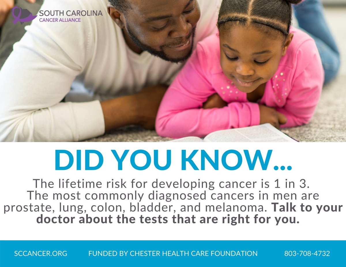 SCCancerBurden's tweet photo. @SCCancerBurden is a new initiative created by @CancerFreeSC to increase awareness about the cancer disparities that African American men face in South Carolina. Together, we can end the cancer gap. #SCCancerBurden #EndTheCancerGap https://t.co/imt6EdHZ8W https://t.co/nBEUSlUIz9
