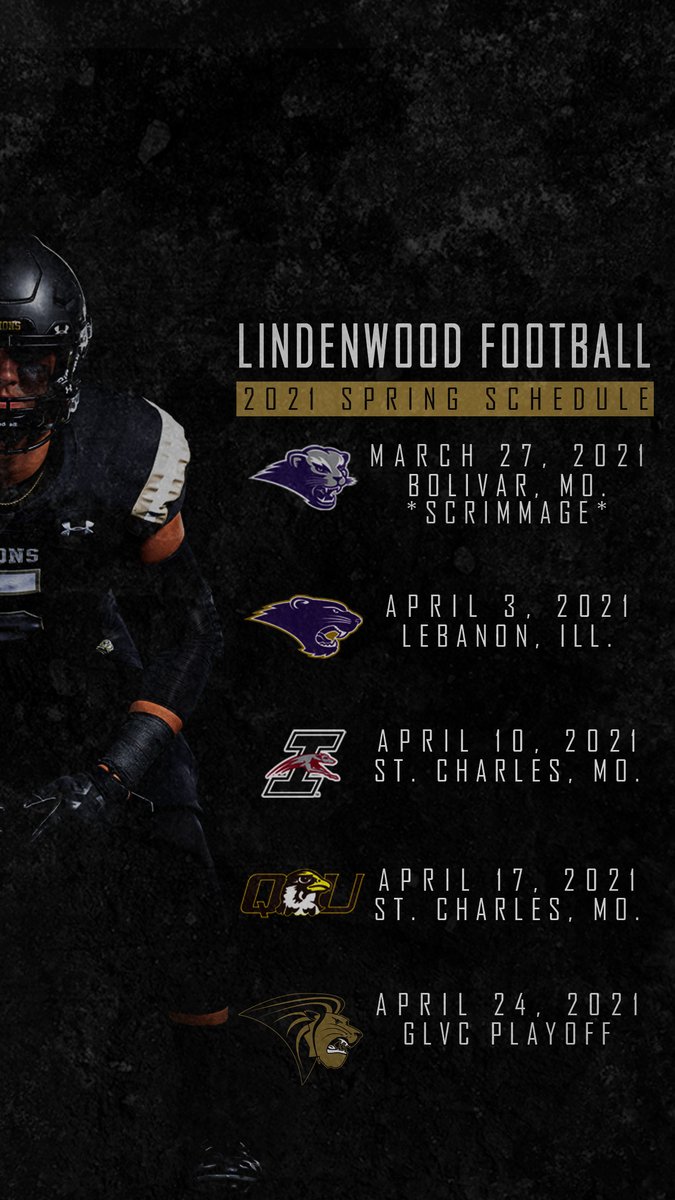 READ | The 2⃣0⃣2⃣1⃣ spring schedule is set for 🦁🏈 <a href="/LindenwoodFB/">Lindenwood Football</a> 

📖 | bit.ly/33X2He5

#OneRoar